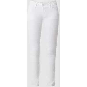 Slim fit jeans met stretch, model 'Laura'