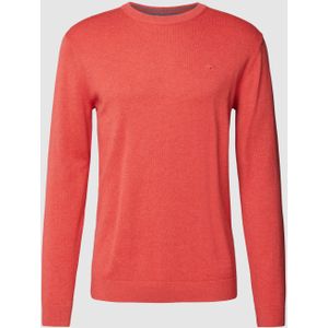 Gebreide pullover met ronde hals