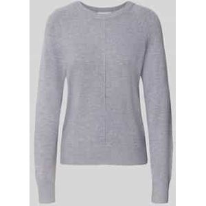 Gebreide pullover met ribboorden