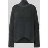 Marc O'Polo - Trui - Donkergrijs - Wol - Lange Mouw