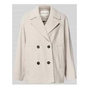 Marc O'Polo - Wollen Damesjack - Effen - Regular Fit - Dubbele Knoopsluiting