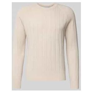 Wollen pullover met kasjmier