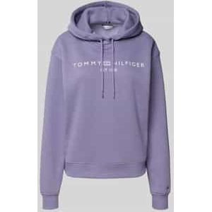 Tommy Hilfiger - Regular Fit - Hoodie - Effen - Katoenmix