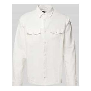 Overhemdjack met drukknoopsluiting