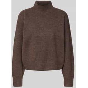 Relaxed fit gebreide pullover met wol, model 'Paulina'