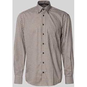 Eterna - Overhemd - Cacao - Comfort fit - Lange Mouwen - NON IRON