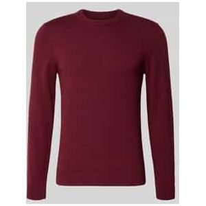 Gebreide pullover van een mix van katoen en kasjmier met ronde hals