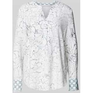 Relaxed fit zijden blouse met stretch