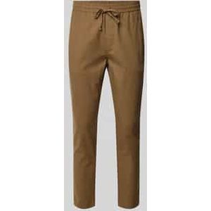 Tapered fit broek met stretch, model 'LINUS'