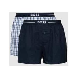 Boxershort met labeldetail in een set van 2 stuks