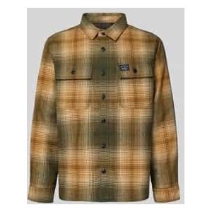 Overhemdjack met kentkraag