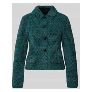 Marc Cain - Tussenjas - Turquoise - Gestreept - Licht Gevoerd