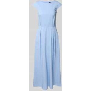 MORE & MORE - Jurk - Lichtblauw - 3/4 Lengte - Getailleerd