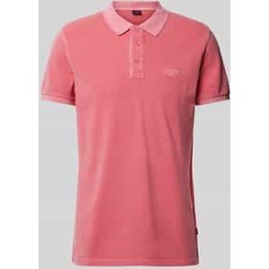 Regular fit poloshirt in effen design, model 'Ambrosio'