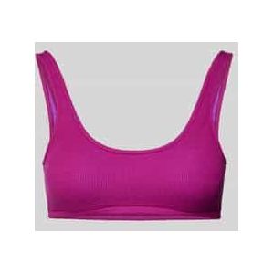 Bikinitop in bustiermodel met labeldetail, model 'JUSTIN'