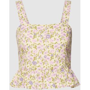 Blousetop met bloemenmotief