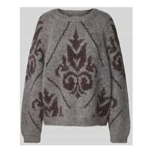 Gebreide pullover van alpacamix, model 'Daya'