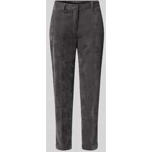 Corduroy broek met persplooien, model 'KRYSTAL'