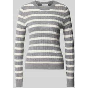 Gebreide pullover van kasjmier met ronde hals
