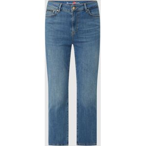Straight fit jeans met stretch, model 'Amalfi'