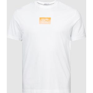 PLUS SIZE T-shirt met labelprint