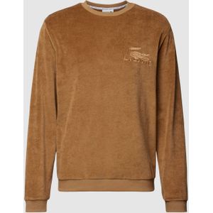Sweatshirt met labelstitching, model 'VELVET COLORAMA'