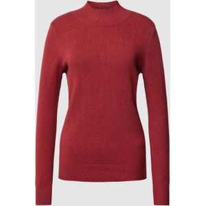 Gebreide pullover met opstaande kraag