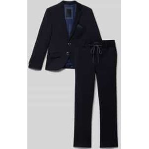 Slim fit pak met pochet