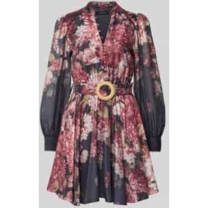 Cocktailjurk in A-lijn van lyocellmix met linnen, model 'Vienna'