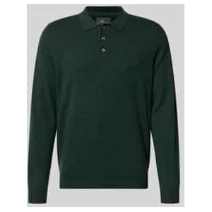 Fynch-Hatton - Poloshirt - Heren - Mix van Merinowol en Kasjmier - Lange Mouwen