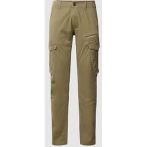 Slim fit cargobroek met stretch, model 'NORDROP CARGO'