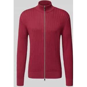 Gebreid jack met ritssluiting