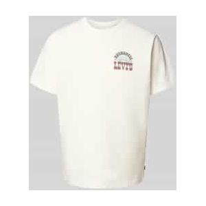 T-shirt met labelprint