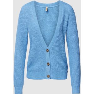 Gebreide cardigan met knoopsluiting, model 'Glenda'