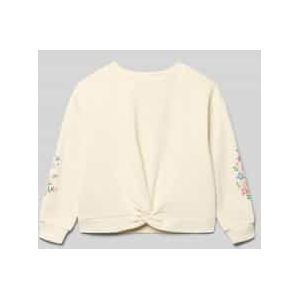 Sweatshirt met ribboorden