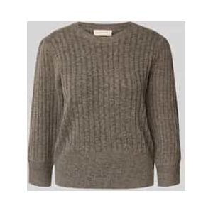 Gebreide pullover met structuurmotief, model 'HARA'