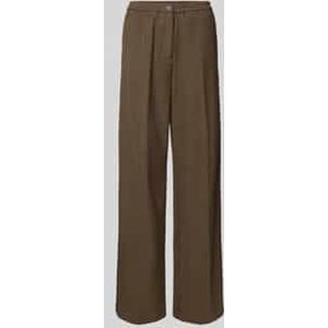 Marc O'Polo - Ribbroek - Regular Fit - Effen - Pied-de-poule