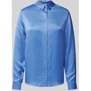 Overhemdblouse van viscose met knoopsluiting