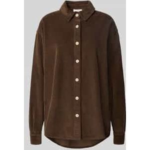 Relaxed fit overhemdblouse van corduroy, model 'PADOW'