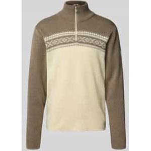 Wollen pullover met schipperskraag, model 'Dalestolen'