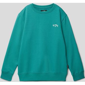 Sweatshirt met logostitching, model 'ARCH'