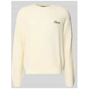 Gebreide pullover met ronde hals