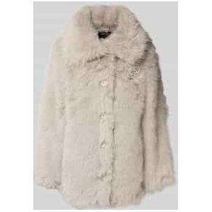 Regular fit jack van imitatiebont, model 'ASHIA'