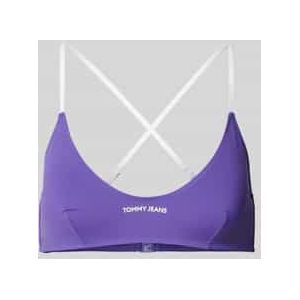 Bralette met labelprint