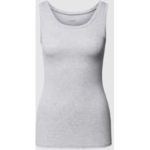 Tanktop met fijnrib, model 'PURE RIB'