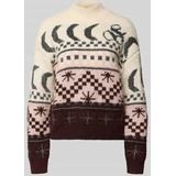 Scotch & Soda - Pullover Metallic Fair Isle - Bruin - Dames