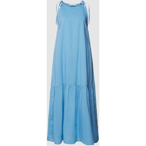Maxi-jurk van lyocell met vetersluiting, model 'ALDINAA'