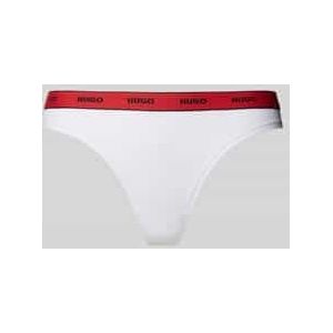 HUGO - Carousel - String - Zwart - Katoen/Elastaan