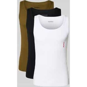 HUGO - 10273178 01 - Thermoshirts - Zwart - Katoen