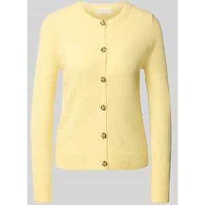 Regular fit cardigan van zuivere wol